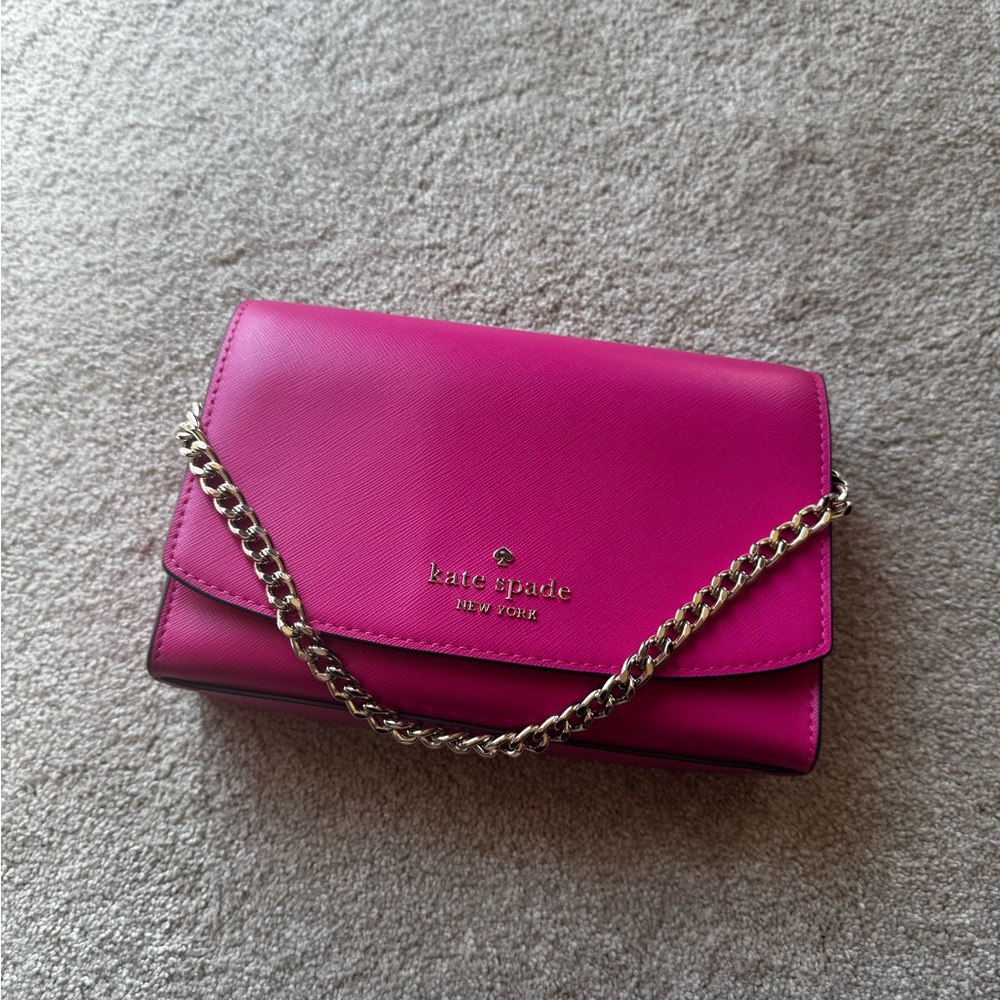 Kate Spade Pink Chain Shoulder Bag